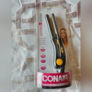 Conair Ceramic Series Hair Straightener - Black and Yellow